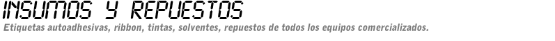 INSUMOS Y REPUESTOS